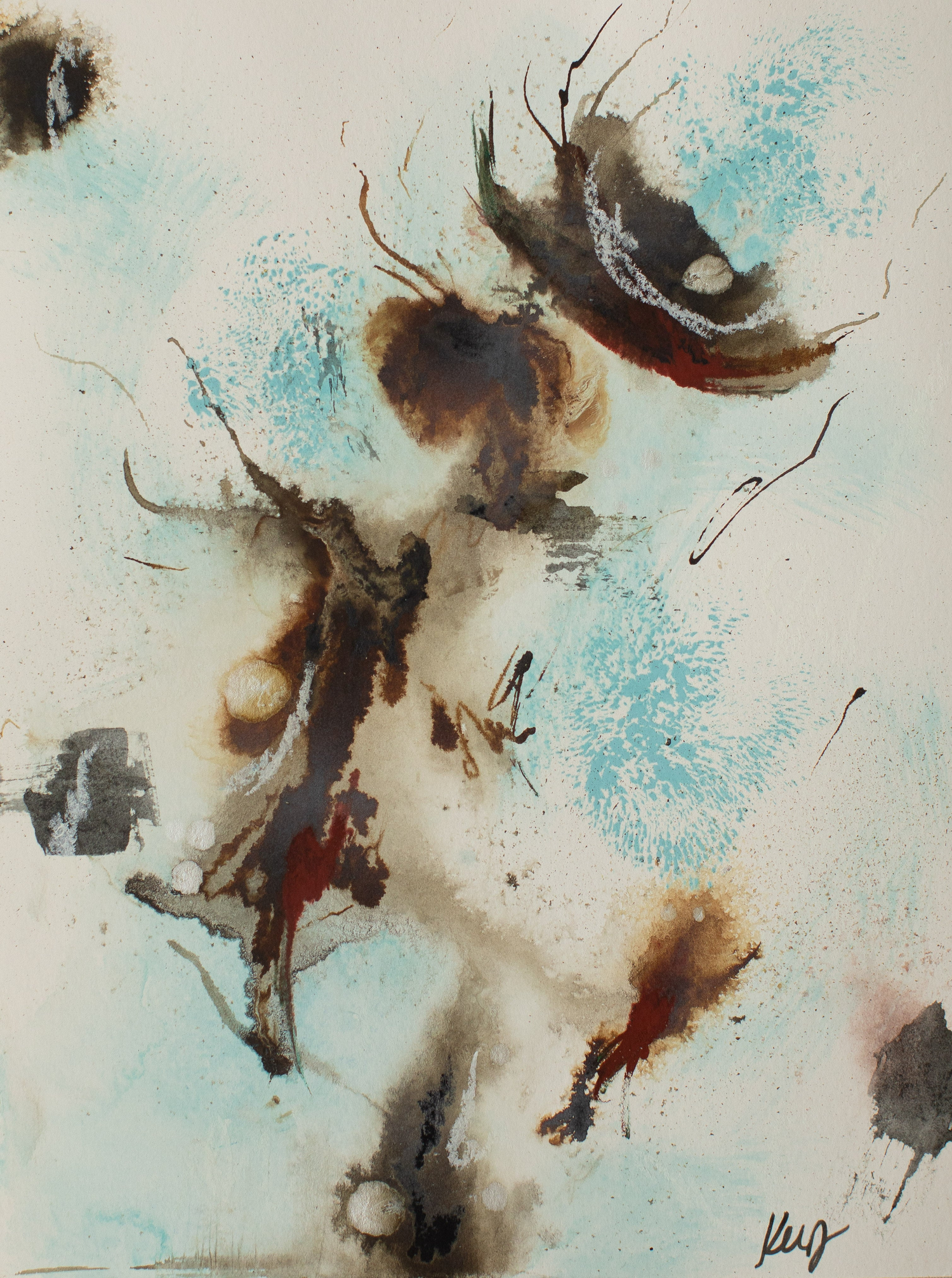 Invisible Pain Abstracts on Paper