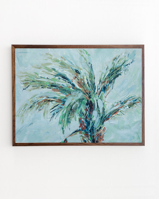 Palm Tree in a Storm